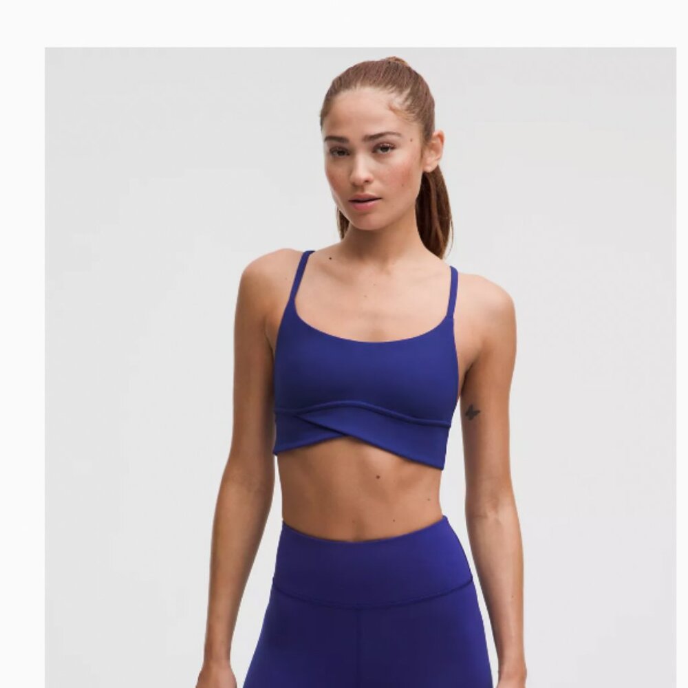 Lululemon Wunder Train Strappy Wrapped Bra Light Support A/B Cup